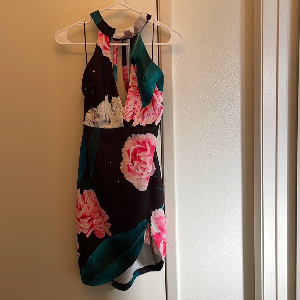 Floral Mini Dress From Lf, Unworn